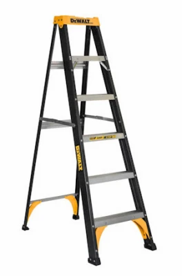 Step Ladder, Type II, Fiberglass, 6-Ft.