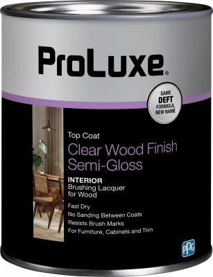 Semi-gloss Lacquer 1 Quart For Interior Wood Finishing