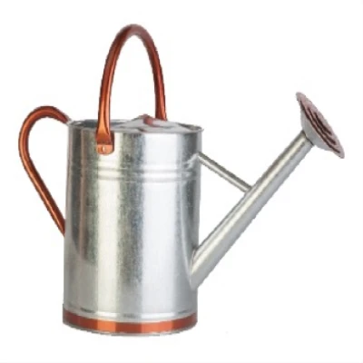 Watering Can, Galvanized Steel, 2-Gal.