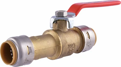 Slip Ball Valve, Lead-Free, 3/4 In.