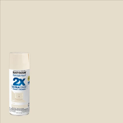 Painter's Touch 2X Spray Paint, Gloss Ivory, 12-oz.