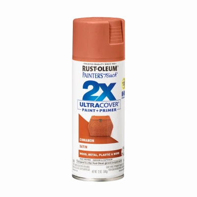 Painter's Touch 2x Ultra Cover 12 Oz. Satin Spray Paint, Cinnamon