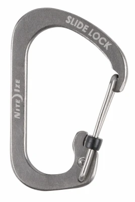SlideLock Carabiner #2, Stainless Steel