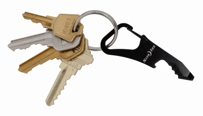 Nite Ize DoohicKey ClipKey 1.8 in. D Stainless Steel Black DoohicKey Multi Key Tool Nite Ize DoohicKey ClipKey 1.8 in. D Stainless Steel Black DoohicKey Multi Key Tool