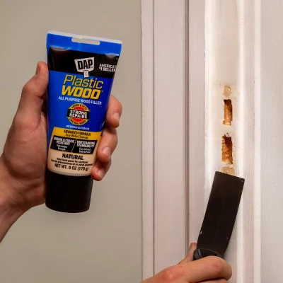 Plastic Wood Latex Wood Filler, Natural Color, 6 Ounce Tube