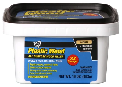 Plastic Wood Latex All-Purpose Wood Filler, 16-oz.