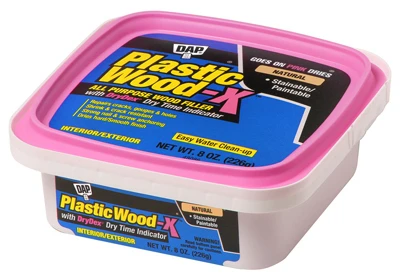 Plastic Wood-X Stainable Wood Filler with DryDex Dry Time Indicator, 8-oz.