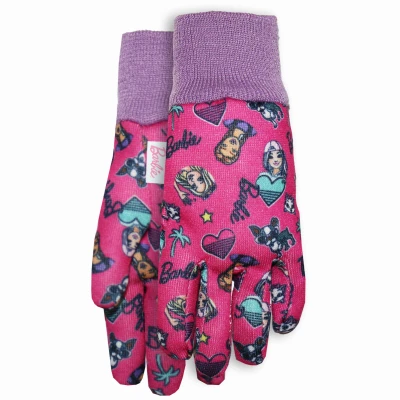 Barbie Jersey Garden Gloves For Toddlers - Perfect For Little Gardeners