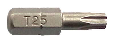 Torx T25 Driver Bits, 1 In., 100-Pc. Tub
