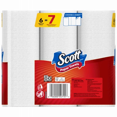 Choose-a-Sheet Paper Towels, 6-Pk.