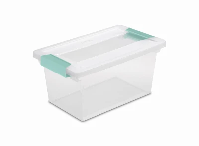 Medium File Clip Box for Document Storage and Organization