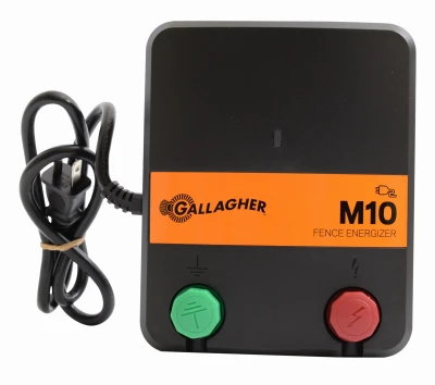 Electric Fence Charger, M10, 0.1 Joules, 110-Volt