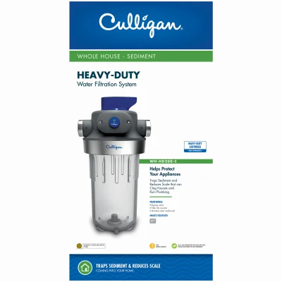 Whole-House Sediment Water Filter, 1 In. Connection