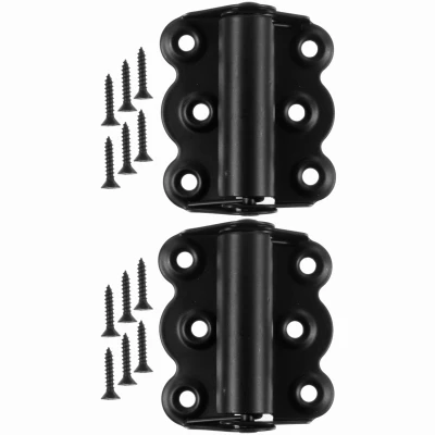 Self-Closing Storm Door Hinges, Black, 2-3/4 In., 2-Pk.