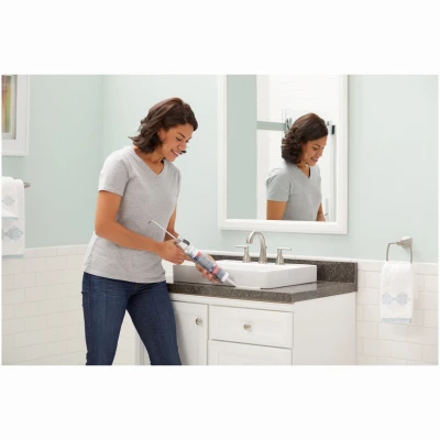 Tub & Tile Silicone 1 Sealant, White, 10.1-oz.