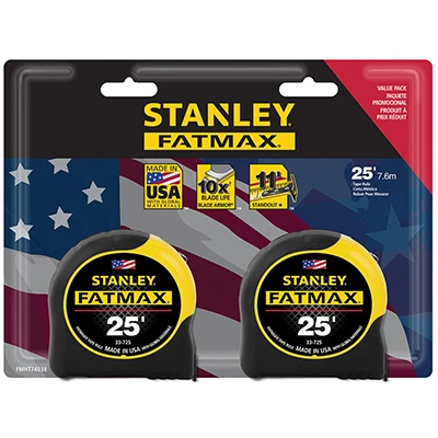 FatMax Tape Measure, 25 Ft., 2-Pk.