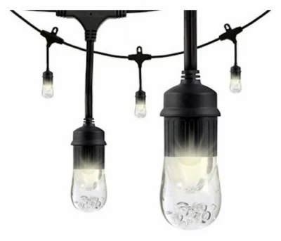 LED Cafe Lights, 24 Bulb Set, 48 Ft.