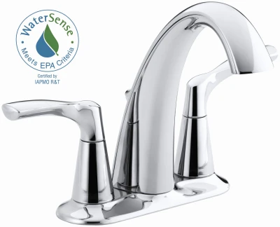 Mistos 2-Handle Lavatory Faucet, Polished Chrome
