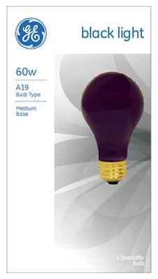 A-Line Light Bulb, Black, 60 Watt