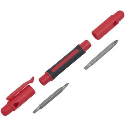 Apex Tool Group Asia Dr71370 4-in-1 Pocket Screwdriver, Pack Of 48, Soft Grip Handle
