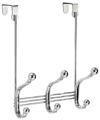 3-Hook Over-The-Door Rack