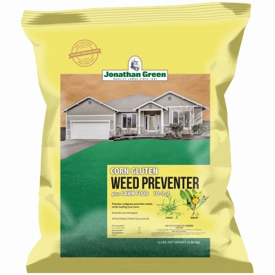 Corn Gluten Weed Preventer/Fertilizer, 10-0-2 Formula, Covers 5,000-Sq. Ft.