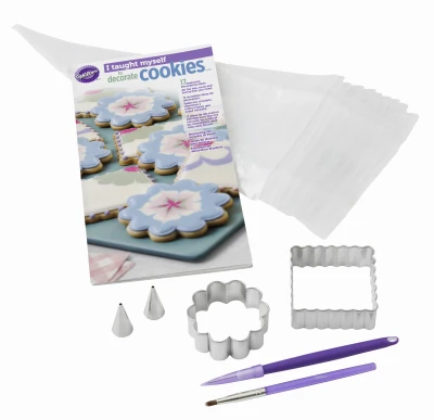 Cookie Decorating Book Set with Step-by-Step Instructions and Design Ideas
