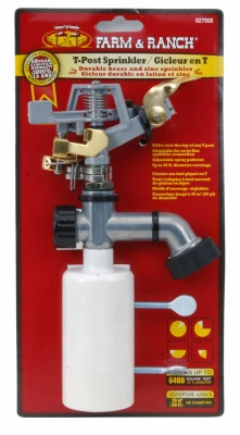 Adjustable T-Post Sprinkler for Lawn and Garden Irrigation