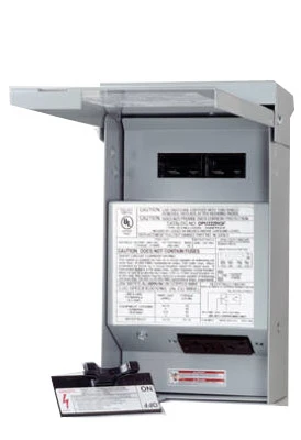 60a 120/240v Non-fused Air Conditioner Disconnect With Gfci Receptacle