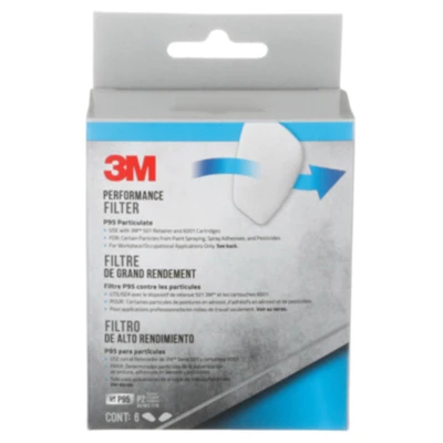 Respirator Particulate Filters, P95, 6-Pk.