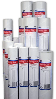 Mailing Tube, 3 X 24-inches, Reusable And Recyclable With Secure End Caps