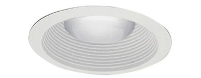 Full Cone Baffle, White, 6-In.