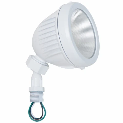 LED Swivel Floodlight Lamp Holder, 13-Watts, White