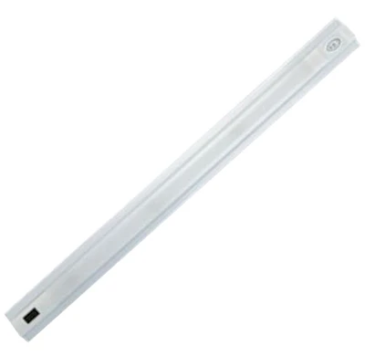Under-Cabinet Motion-Sensing LED Light Fixture, White Plastic, 410 Lumens, 18 Inches
