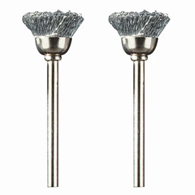 Carbon Steel Brushes, 1/2 In., 2-Pk.