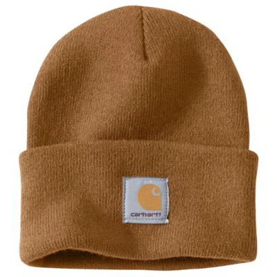 Watch Hat, Acrylic, Brown