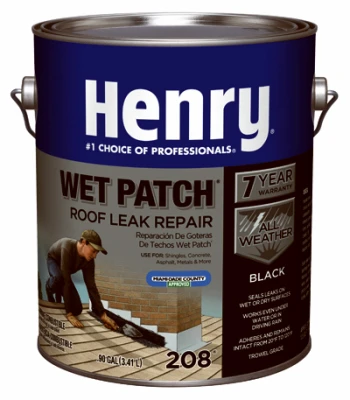 Wet Patch Roof Cement, 1-Gallon