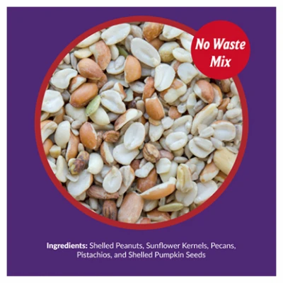 Delite High Protein No Waste Bird Food Mix, 5 Pounds