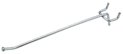Angle Hook, Galvanized Steel, 6 In., 3-Pk.