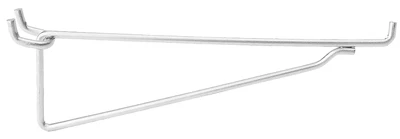 8 Inch Galvanized Steel Pegboard Shelf Bracket for Heavy Duty Support