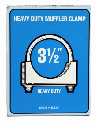 Muffler Clamp, 3.5 Inch Diameter, Heavy Duty Exhaust Pipe Clamp