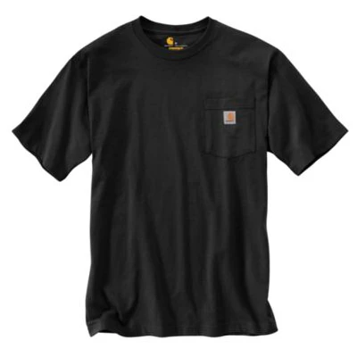 Pocket T-Shirt, Black, Tall, XL