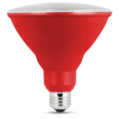 Feit Electric 8w Red Par38 Led Light Bulb - 1400 Lumens, 120 Watt Equivalence