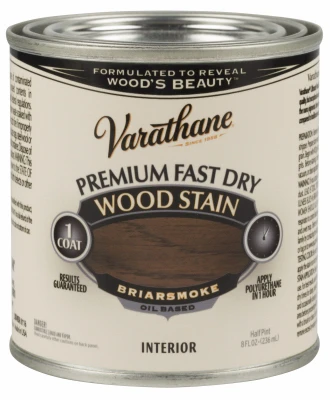 Fast Dry Interior Wood Stain, Oil-Based, Briar Smoke, 1-Qt.