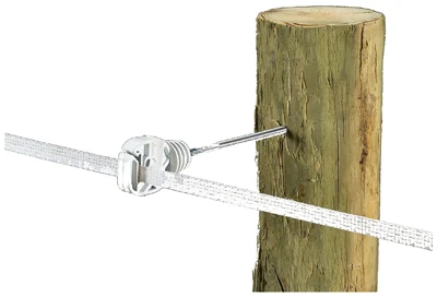 Ring Insulator 6 In. Extender for Wood Posts, White, 10-Pk.