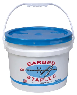 8-gauge Fence Staples, 1.75-inch, 50-pound Bucket For Secure Fencing