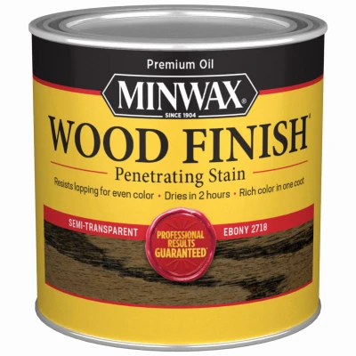 Ebony Wood Finish, 1/2 Pt.