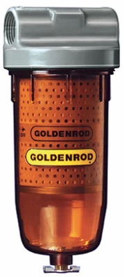 Goldenrod Fuel Tank Filter with 3/4-Inch National Pipe Thread Top Cap for Fuel Filtration