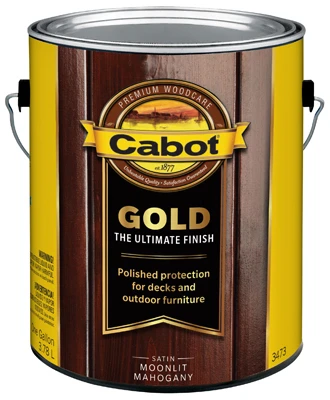 Gold Ultimate Exterior Wood Finish, Moonlit Mahogany, 1-Gallon