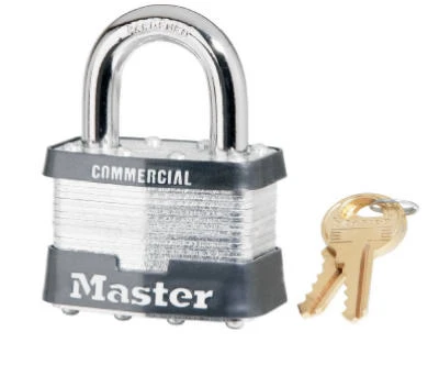 Laminated Keyed Padlock, 2-In.